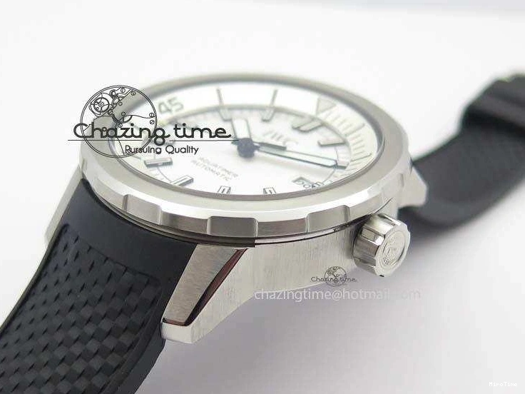 MIROTIME 1226 TechFriendly Aquatimer Automatic SS IW329003 V6F 1:1 Best Edition On Black Rubber Strap MIYOTA 7271